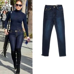 Jennifer Lopez High Rise Skinny Stretch Jeans Sz2